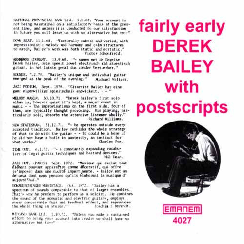 Fairly early with postscripts