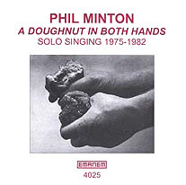 A doughnut in both hands