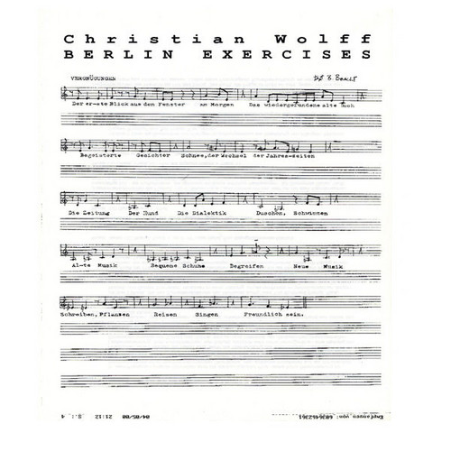 Berlin Exercises