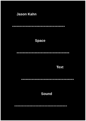 Space Text Sound
