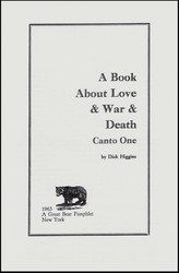 A Book About Love & War & Death: Canto One (Book)