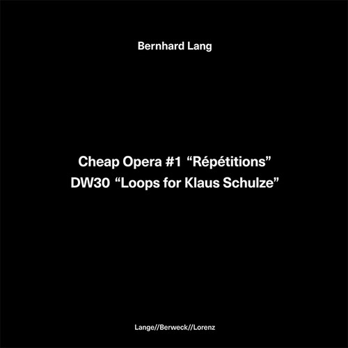 Cheap Opera #1 "Répétitions" DW30 "Loops for Klaus Schulze"