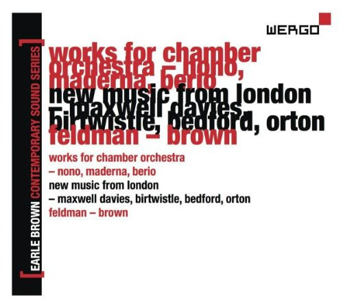 Earle Brown Contemporary Sound Series Vol. 2