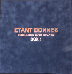 Unreleased tapes 1977-1979 (3 LP Box)