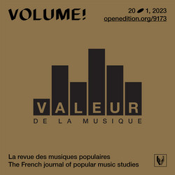 Volume ! n° 20-1 – La Valeur de la Musique (Magazine)