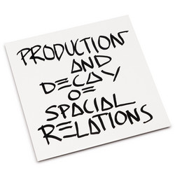 Production and decay of spatial relations vs Reproduction