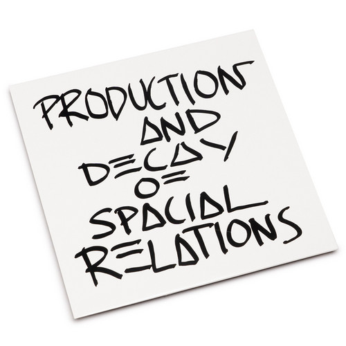 Production and decay of spatial relations vs Reproduction