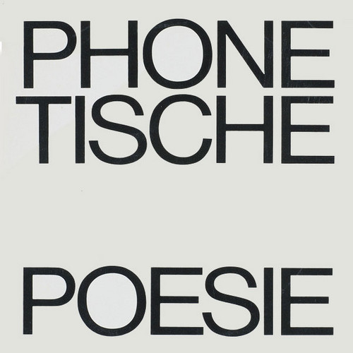 Phonetische Poesie