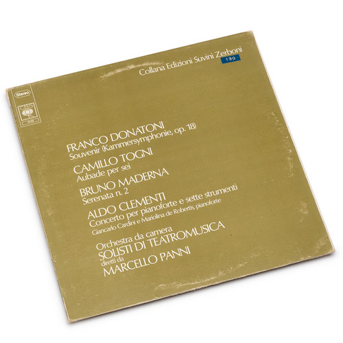Musica Cameristica Italiana Contemporanea (LP)