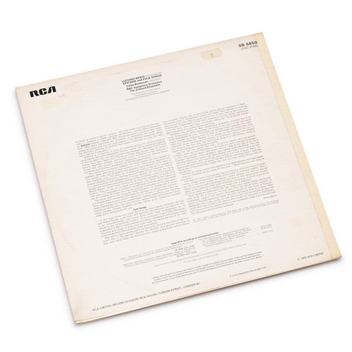 Luciano Berio Conducts His "Epifanie" And "Folk Songs" (LP)