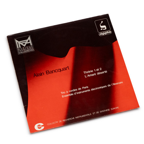 Thrène 1 et 2 / L'Amant Déserté (LP)