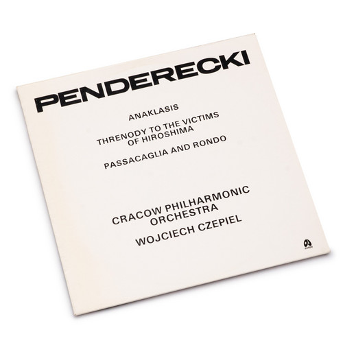 Anaklasis / Threnody for the Victims of Horoshima / Passacaglia and Rondo (LP)