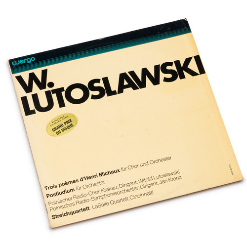 Trois Poèmes D'Henri Michaux / Postludium / Streichquartett (LP)