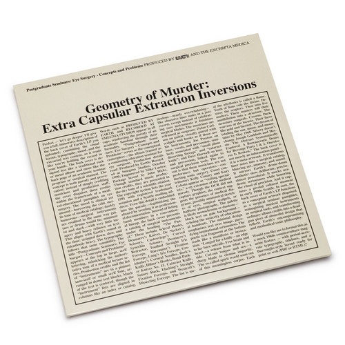 Geometry of Murder: Extra Capsular Extraction Inversions