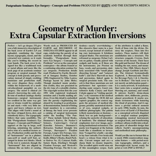 Geometry of Murder: Extra Capsular Extraction Inversions
