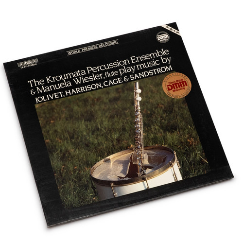 The Kroumata Percussion Ensemble & Manuela Wiesler, Flute, Play Music By Jolivet, Harrison, Cage & Sandström (LP)