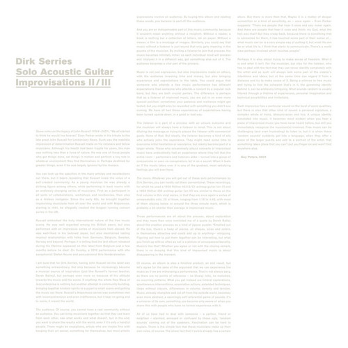 Solo Acoustic Guitar Improvisations II / III