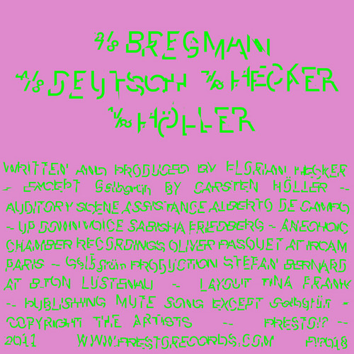 2/8 Bregman 4/8 Deutsch 7/8 Hecker 1/8 Holler