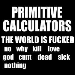 The world is fucked