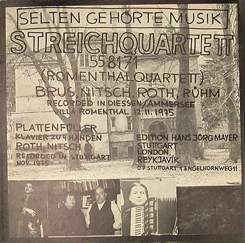 Streichquartett 558171 (Romenthalquartett)