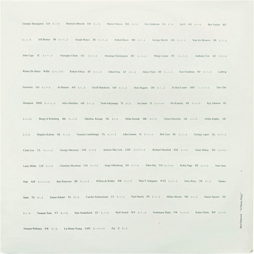 A Fluxus Elegy