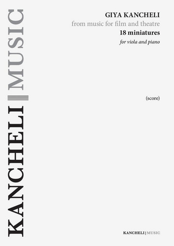 18 miniatures for viola and piano