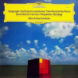Three Pieces For Two Pianos / Perspektiven / Monologe (LP)