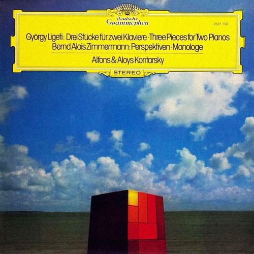 Three Pieces For Two Pianos / Perspektiven / Monologe (LP)