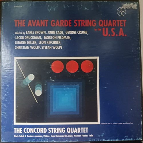 The Avant Garde String Quartet In The U.S.A. (3LP box)