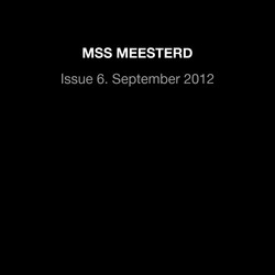 Issue 6. September 2012