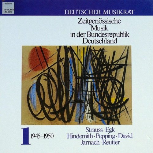 Zeitgenössische Musik In Der Bundesrepublik Deutschland 1 (1945-1950) (3LP box)