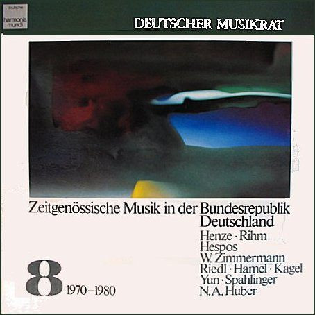 Zeitgenössische Musik In Der Bundesrepublik Deutschland 8 (1970-1980) (3LP box)