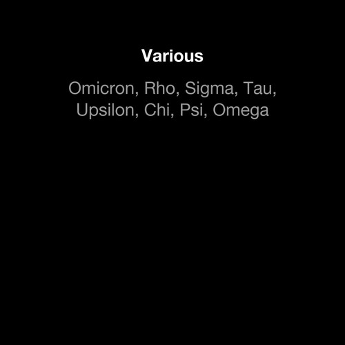 Omicron, rho, sigma, tau, upsilon, chi, psi, omega